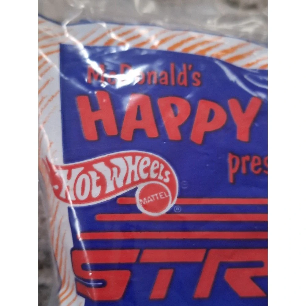 Hot Wheels McDonald's Happy Meal Mini-Streex Turbo Flyer Blue Toy 1995 Vintage